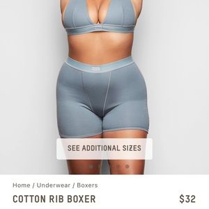 Skims cotton boxer